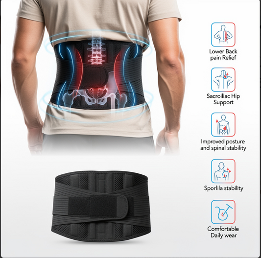 Lower Back and Sacroiliac Hip Pain Belt