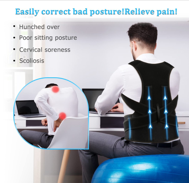 Posture Corrector Belt ⭐.        650+ Bought in Past Month