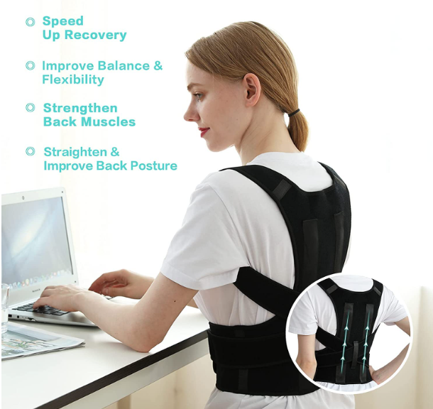 Posture Corrector Belt ⭐.        650+ Bought in Past Month